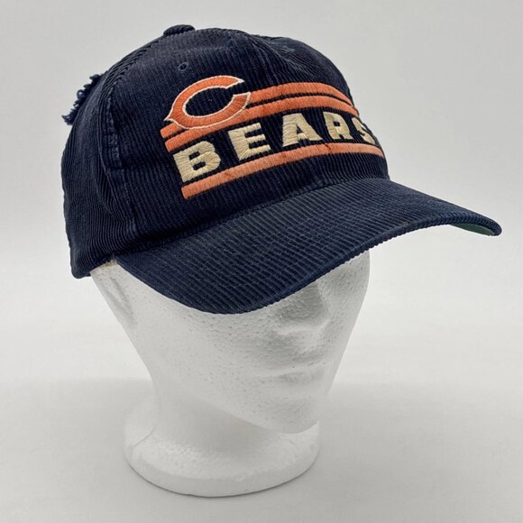 Vintage Chicago Bears Starter Hat Snapback Cap Corduroy Pro Classic Distressed - Picture 5 of 11